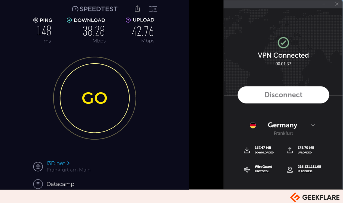 FastVPN Germany server