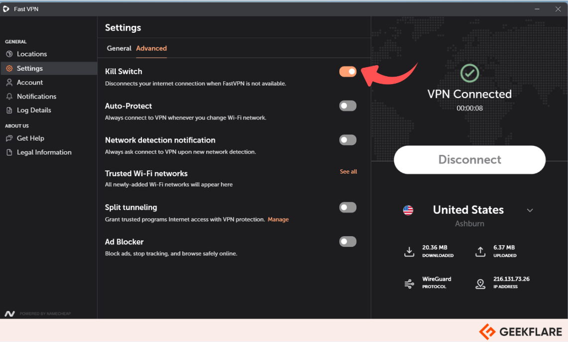 FastVPN Kill Switch