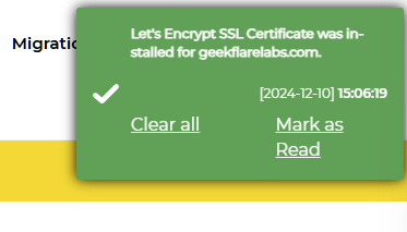 SSL installed