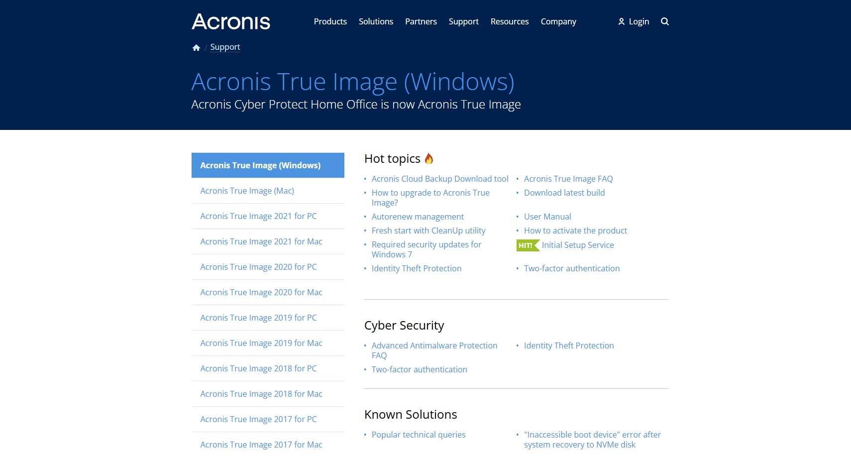 Acronis True Image Guides