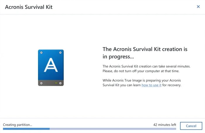 Acronis True Image Survival Kit