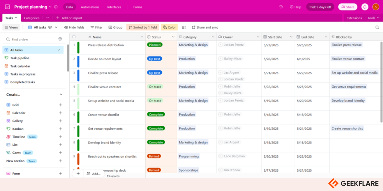 Airtable Project Management 1
