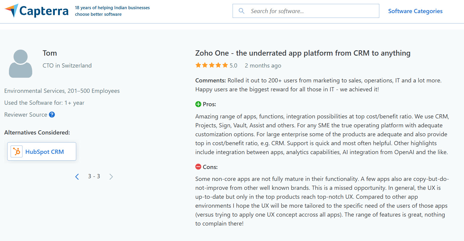 Zoho One Review