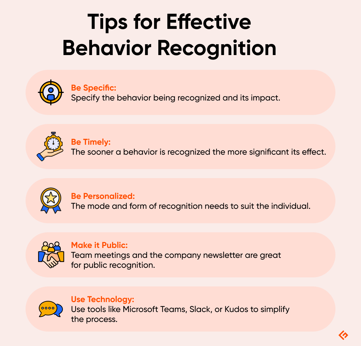 tips for effective behaviour recognition