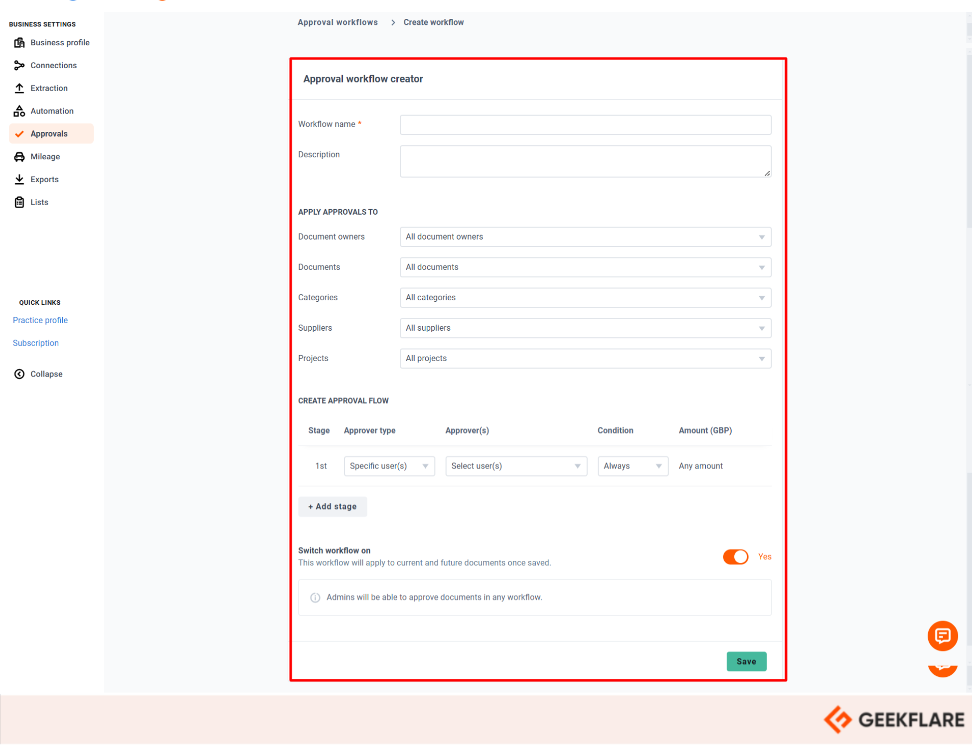 Dext prepare automated workflow