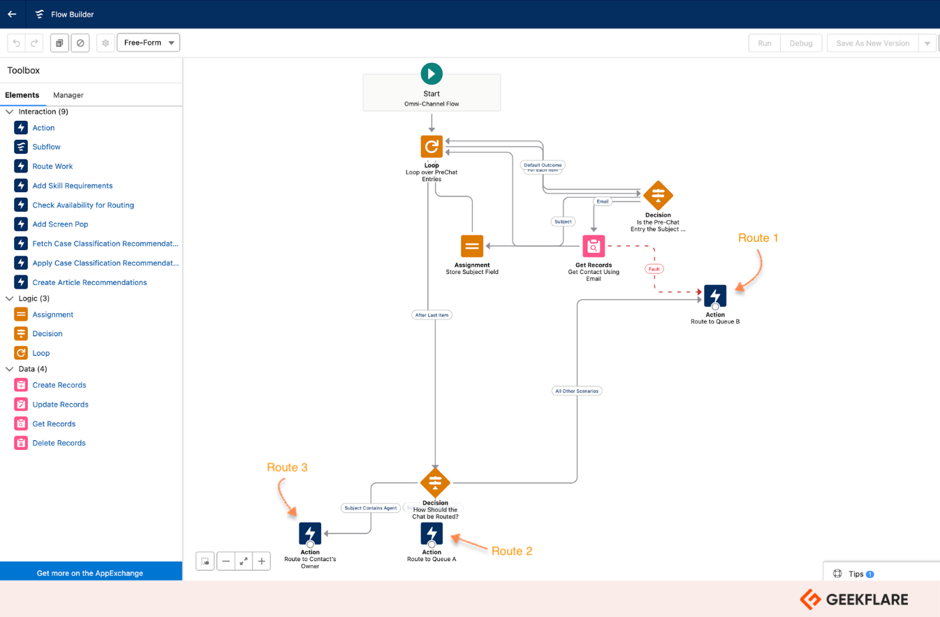 Salesforce Flow Builder