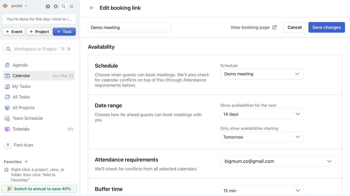 Motion's AI Meeting Assistant