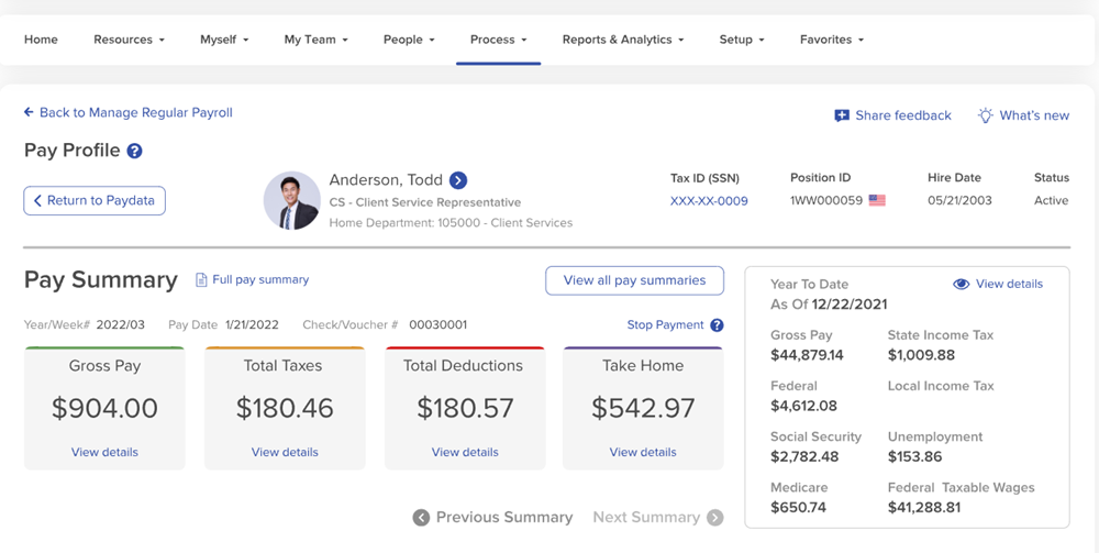 adp workforce payroll