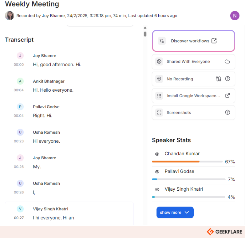 tactiq identifying speakers