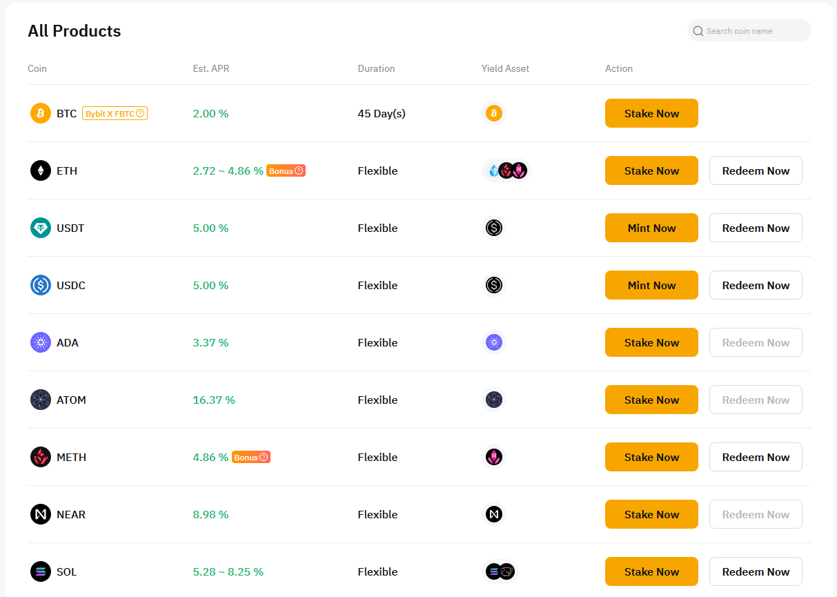 bybit staking