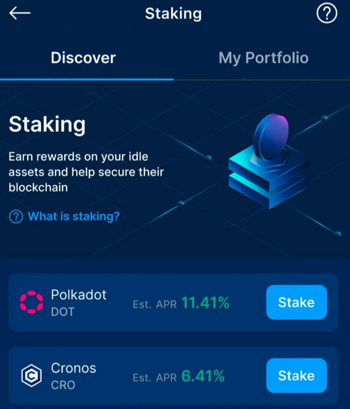 crypto.com staking app