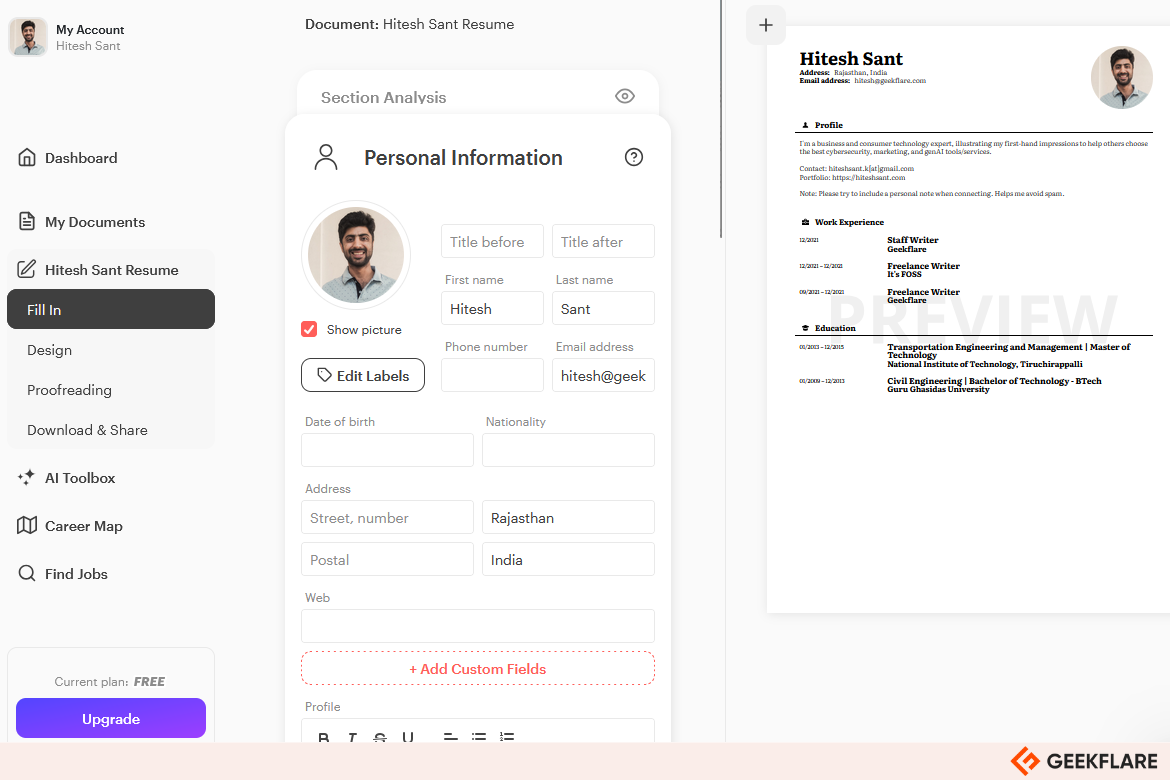 kickresume