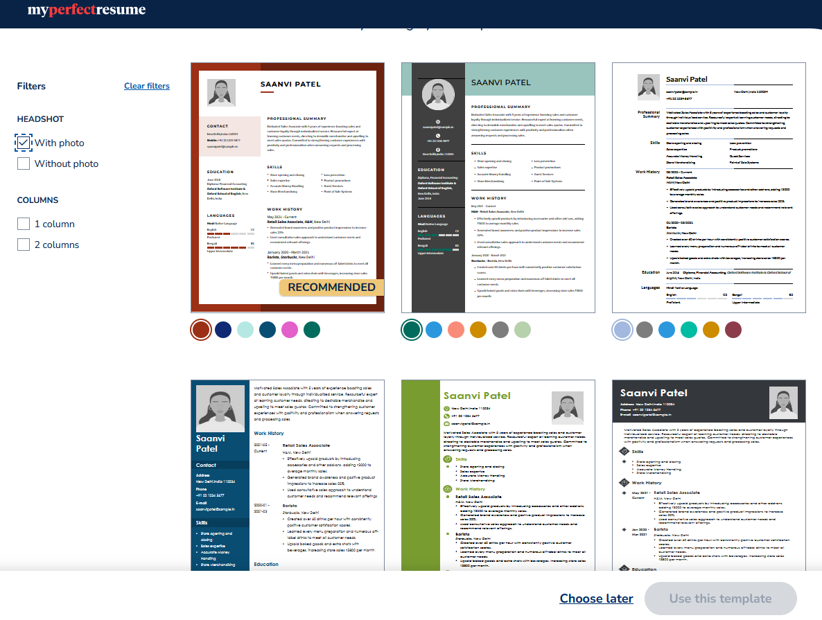 myperfect resume