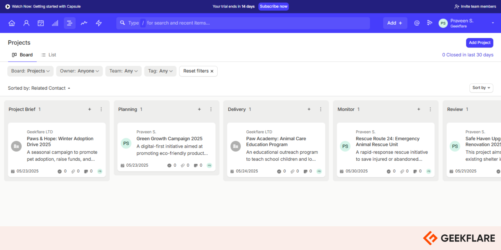 Capsule CRM Review: Simple, Scalable for Small Teams
