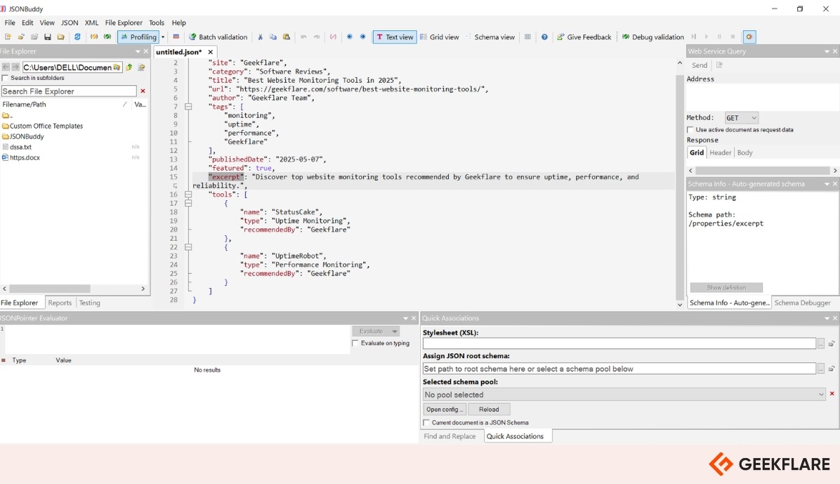JSON Buddy
