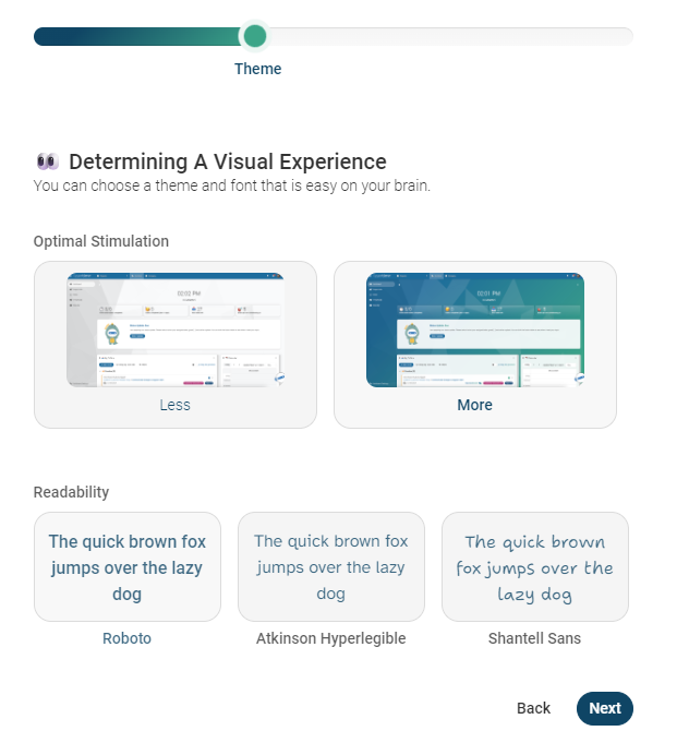 Leantime visual experience choice