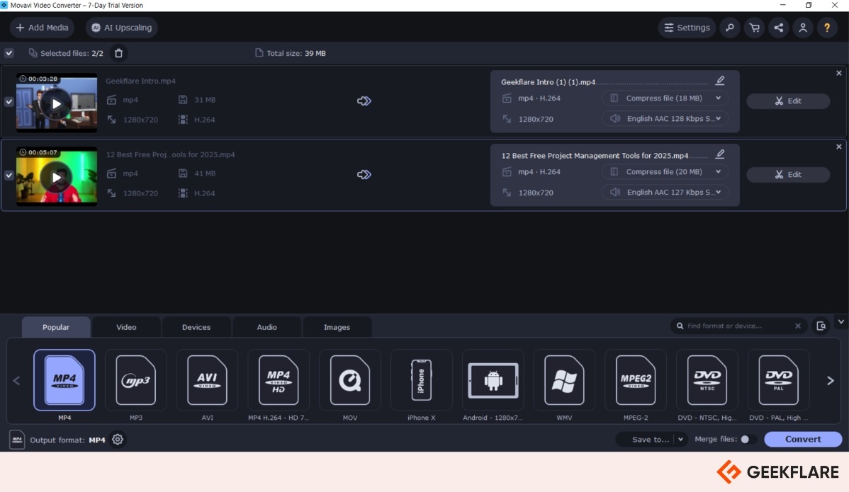Movavi Video Converter