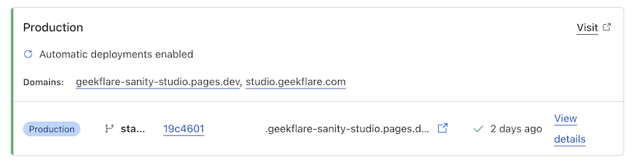 cloudflare pages disable dev