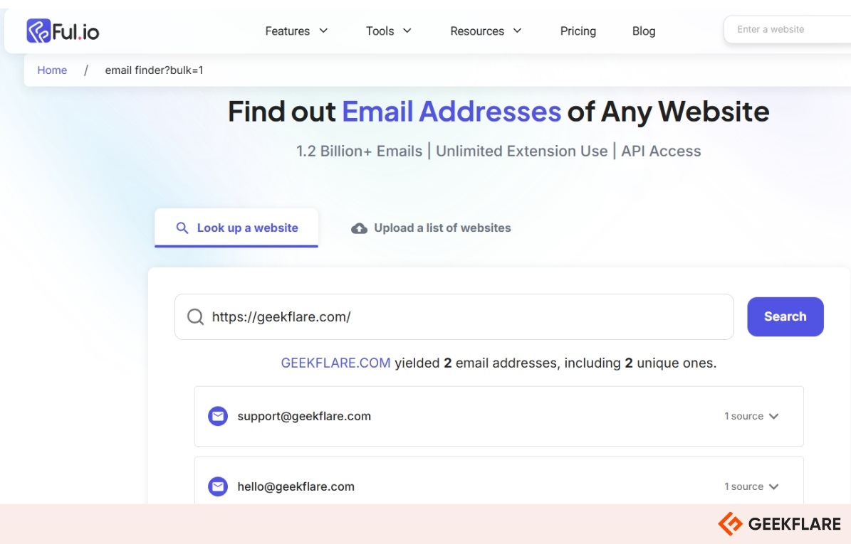 email finder fulio