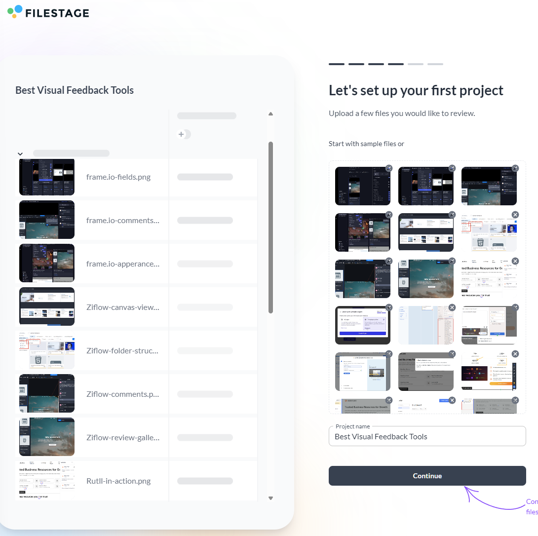 filestage io onboarding
