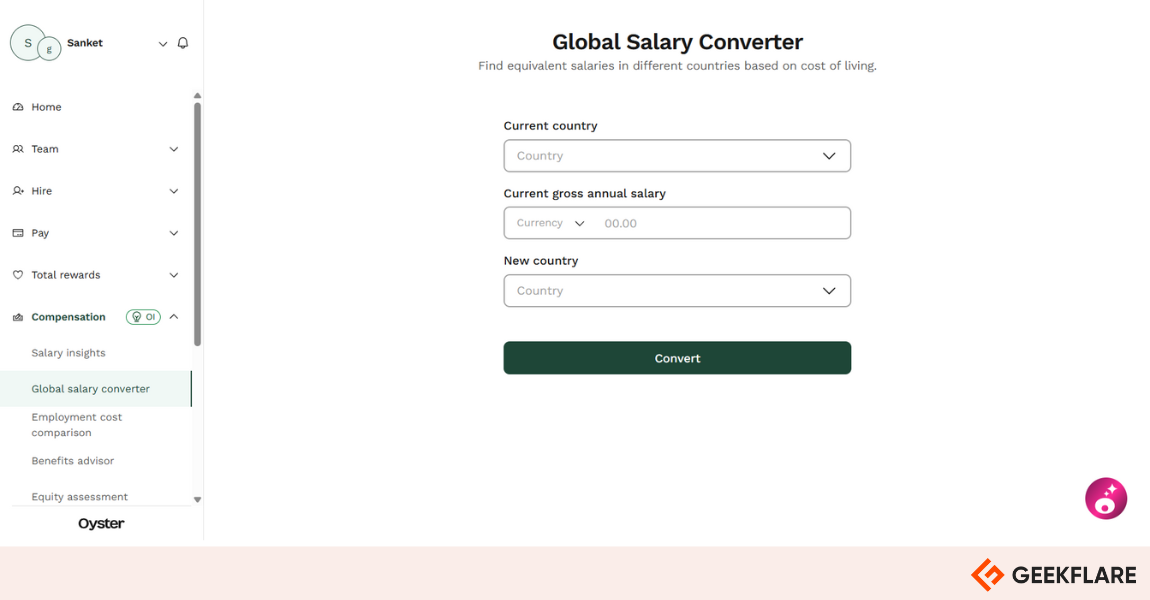 oyster salaryconverter