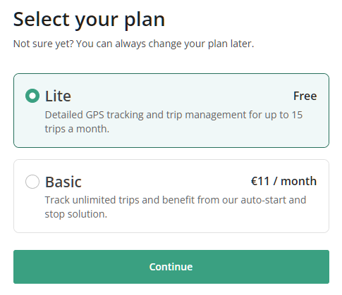 Driversnote free plan