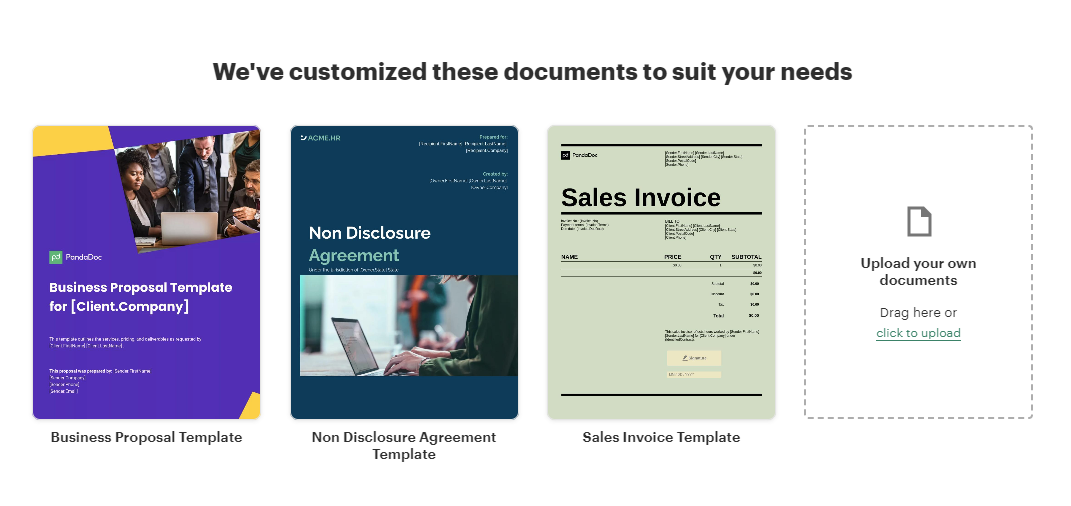 PandaDoc onboarding