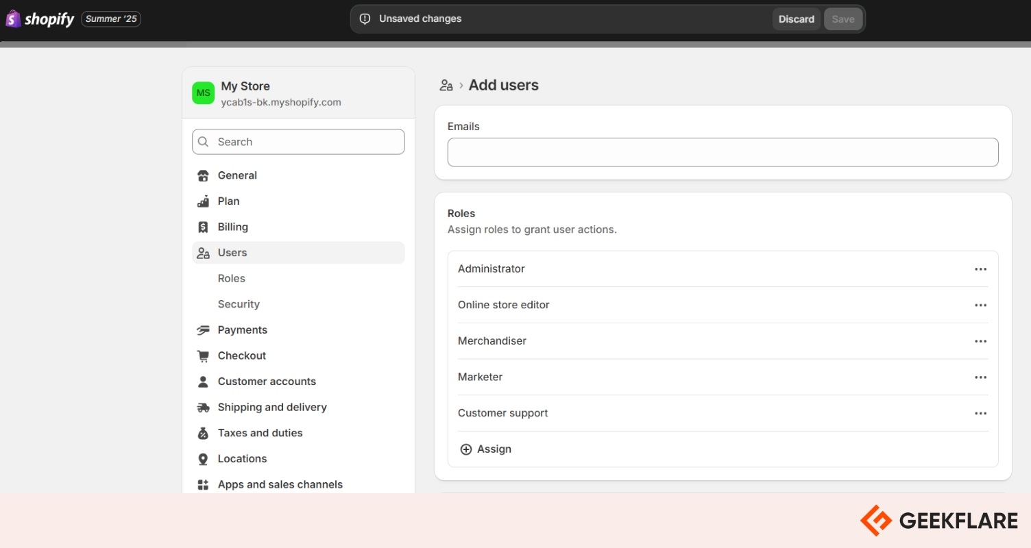 Staff Permissions