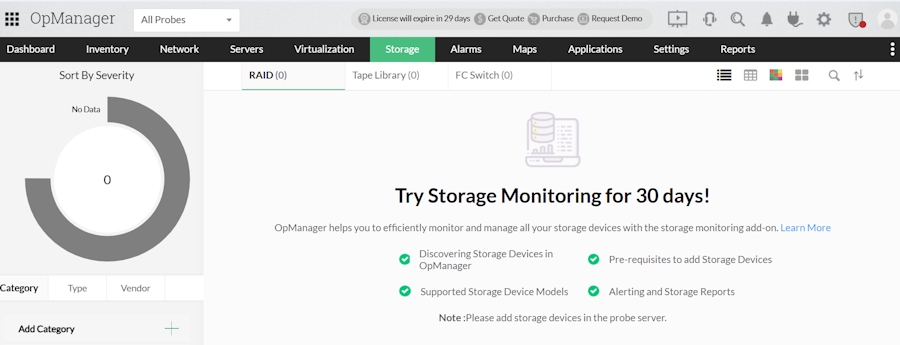 Storage Monitoring
