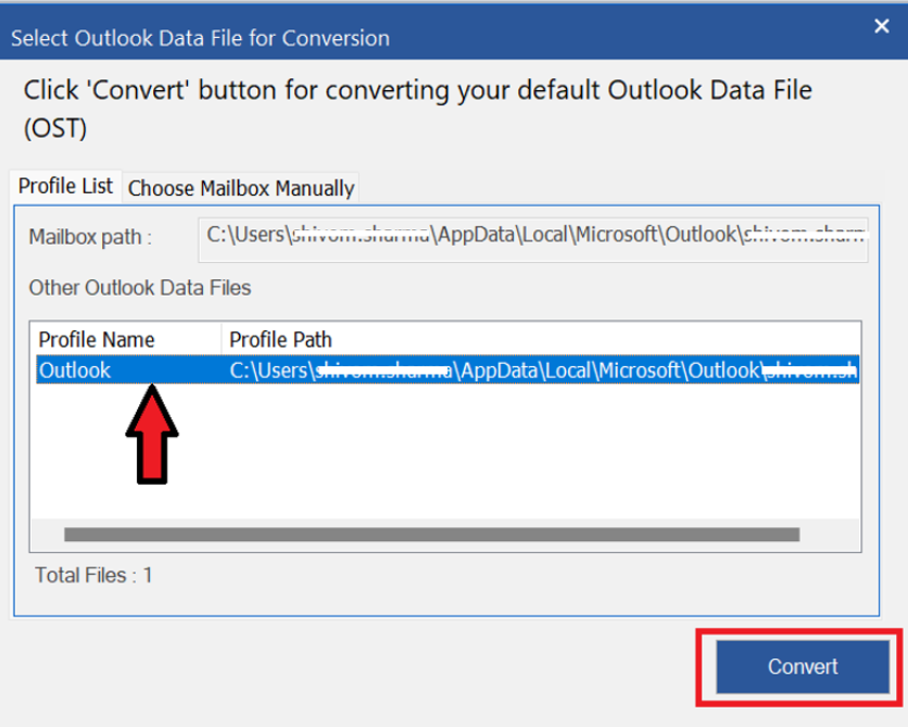 ost to pst method 3 step 3