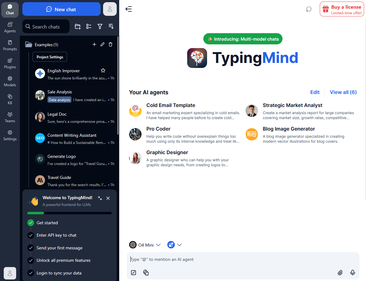 typing mind