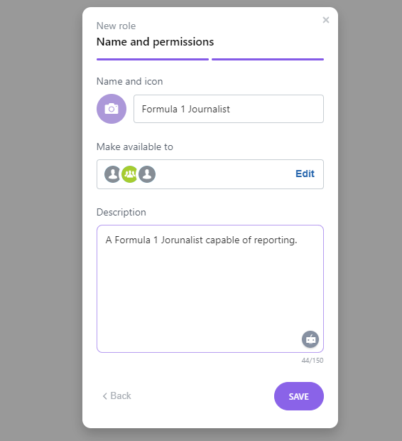 Name and permission bitrix 24 copilot role